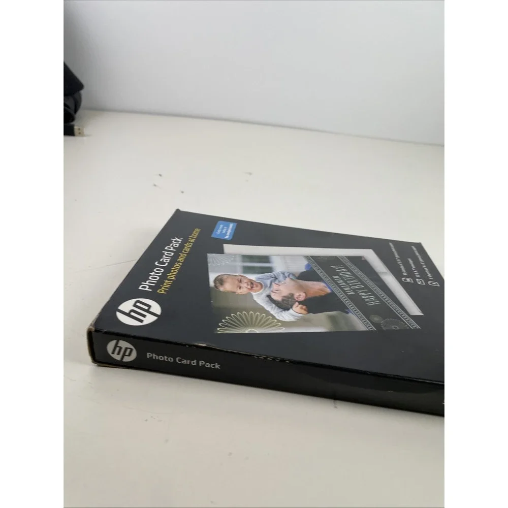 HP Inkjet Printer Glossy Photo Card Picture Paper Pack / NEW